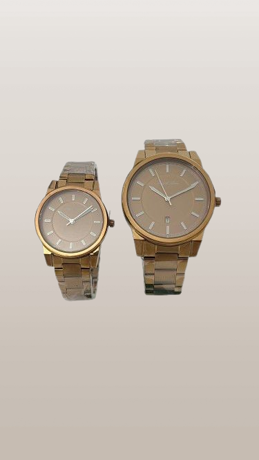 ساعت Luigi d' Anna ست رنگ رز کافی