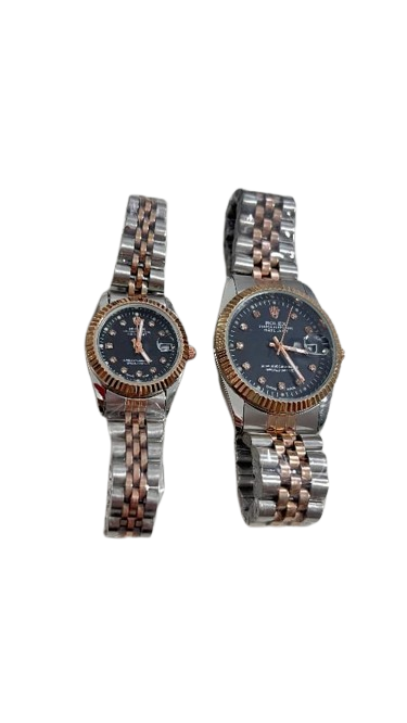 ساعت رولکس دی جاست دورنگ رز گلد  و استیل