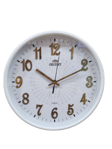 ساعت دیواری اورینت با موتور آرامگرد