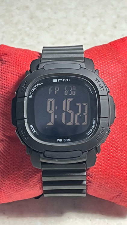 ساعت مچی اسپرت بنمی 2029G لامپ آبی