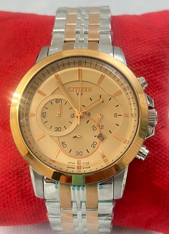 ساعت مچی مردانه سه موتوره استیل ورزگلد