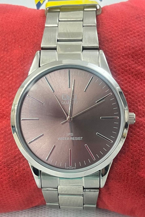 ساعت مچی مردانه کیو کیو استیل صفحه سورمه ای
