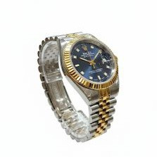 ساعت چی مردانه تک تقویم بند استیل و طلایی رولکس