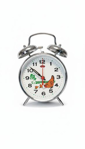 ساعت رومیزی کوکی مرغی استیل