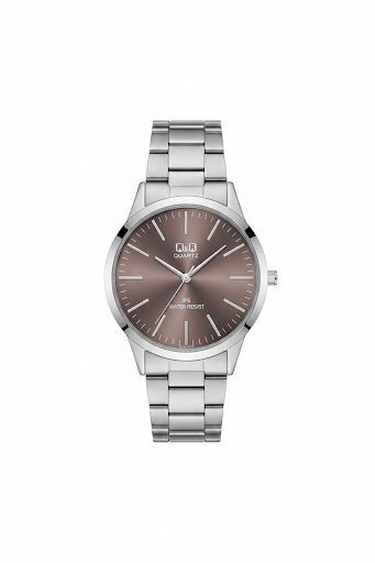 ساعت مچی مردانه کیو کیو استیل صفحه تیره