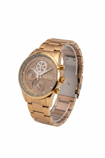 ساعت مچی مردانه رنگ رزگلد کافی فول تایم 2286