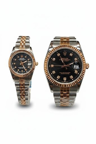 ساعت ست زنانه و مردانه بند استیل ورزگلد تک تقویم مردانه