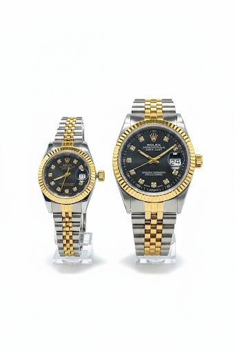 ساعت رولکس دی جاست دورنگ طلایی و استیل