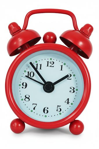 ساعت رومیزی زنگ دار طرح کوکی