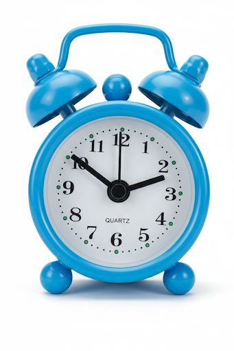 ساعت رومیزی زنگ دار طرح کوکی